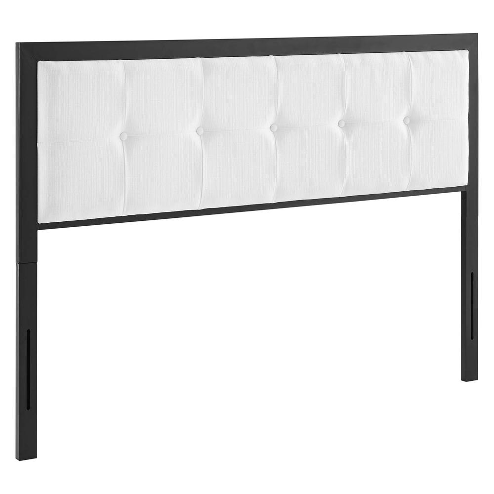 Teagan Tufted Twin Headboard - Black White MOD-6172-BLK-WHI. The main picture.