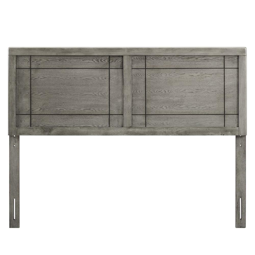 Archie Twin Wood Headboard - Gray MOD-6220-GRY. Picture 2