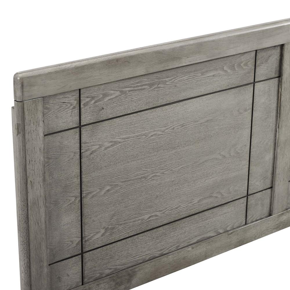 Archie Twin Wood Headboard - Gray MOD-6220-GRY. Picture 3