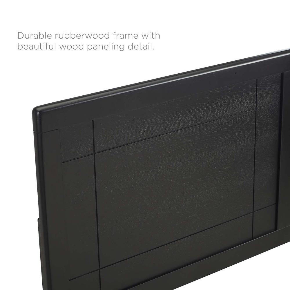 Archie Full Wood Headboard - Black MOD-6221-BLK. Picture 4