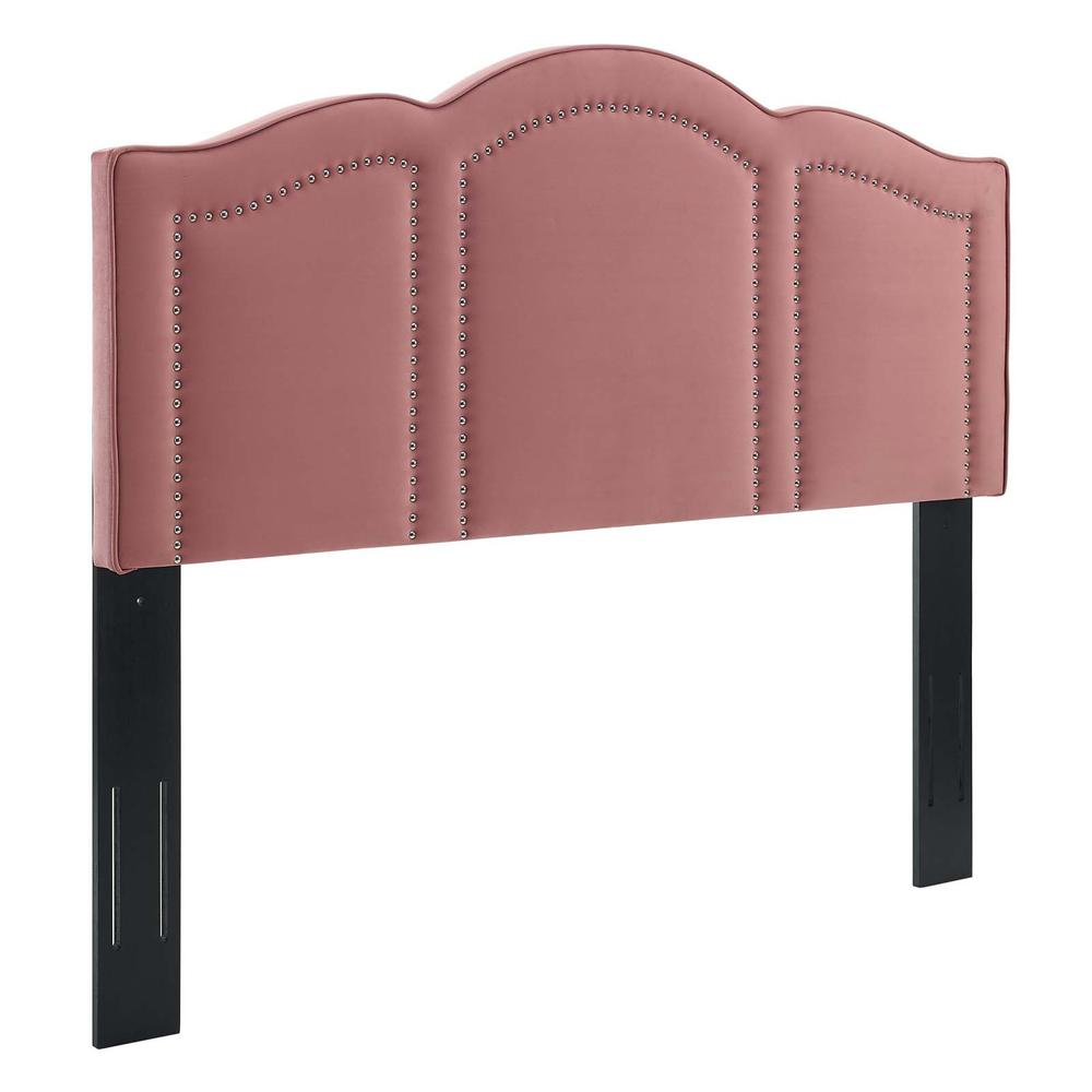 Cecilia Full/Queen Performance Velvet Headboard - Dusty Rose MOD-6309-DUS. The main picture.