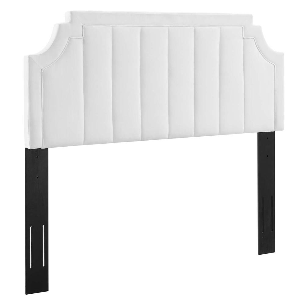 Alyona Channel Tufted Performance Velvet Twin Headboard. Picture 1