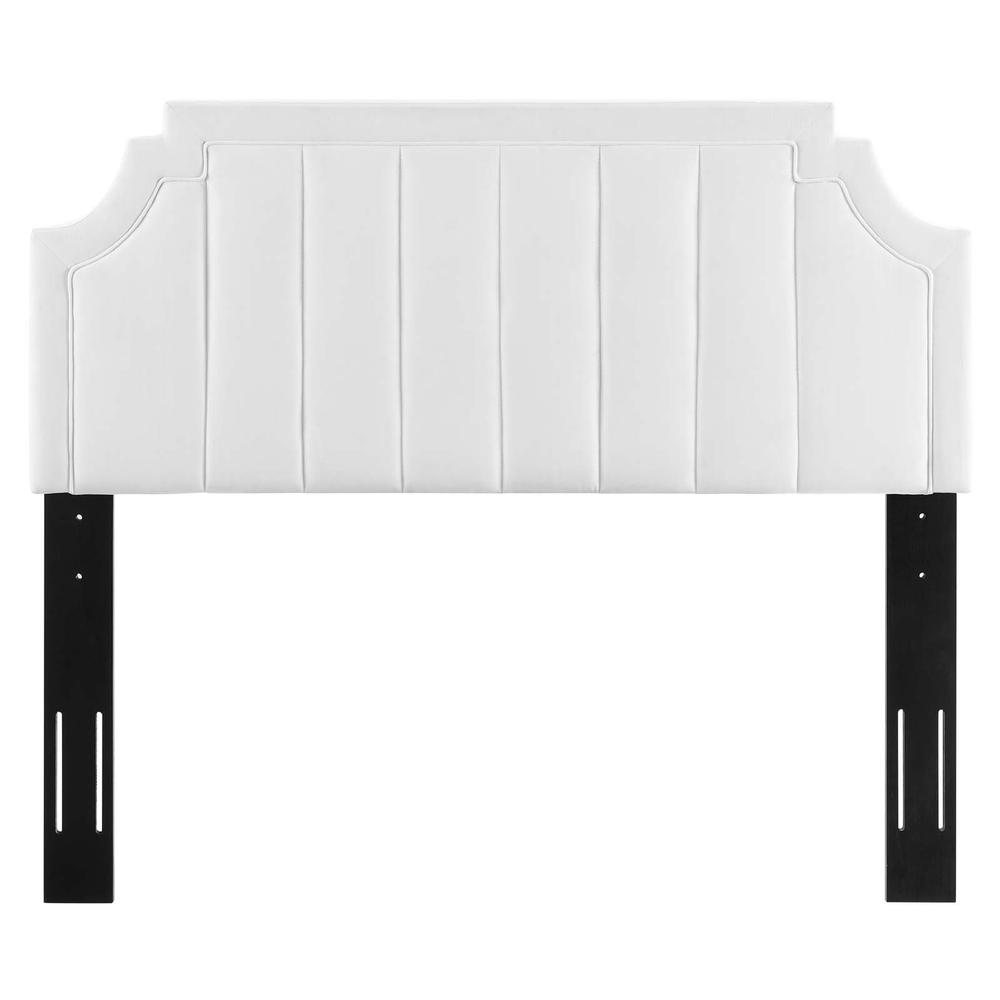 Alyona Channel Tufted Performance Velvet Twin Headboard. Picture 2