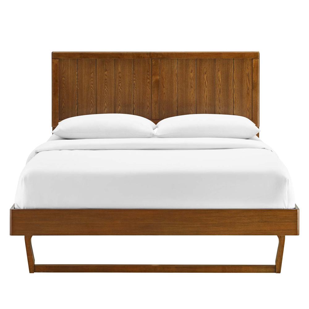 Alana Queen Wood Platform Bed With Angular Frame. Picture 4