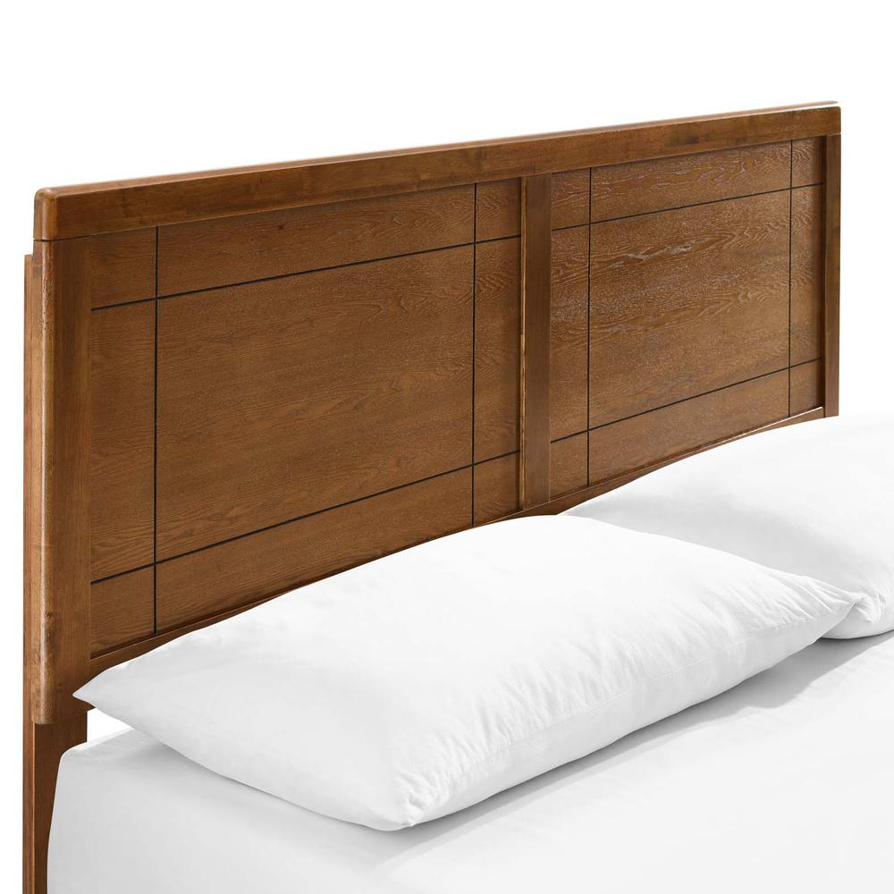 Marlee Queen Wood Platform Bed With Splayed Legs. Picture 5