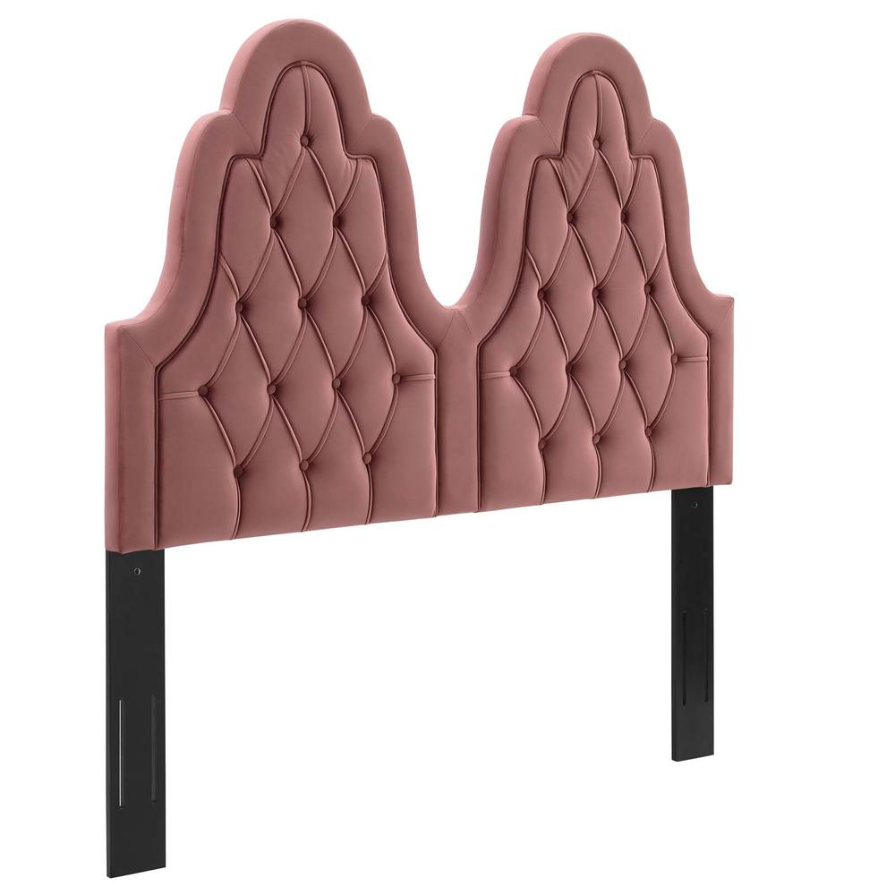 Augustine Tufted Performance Velvet Twin Headboard - Dusty Rose MOD-6413-DUS. The main picture.