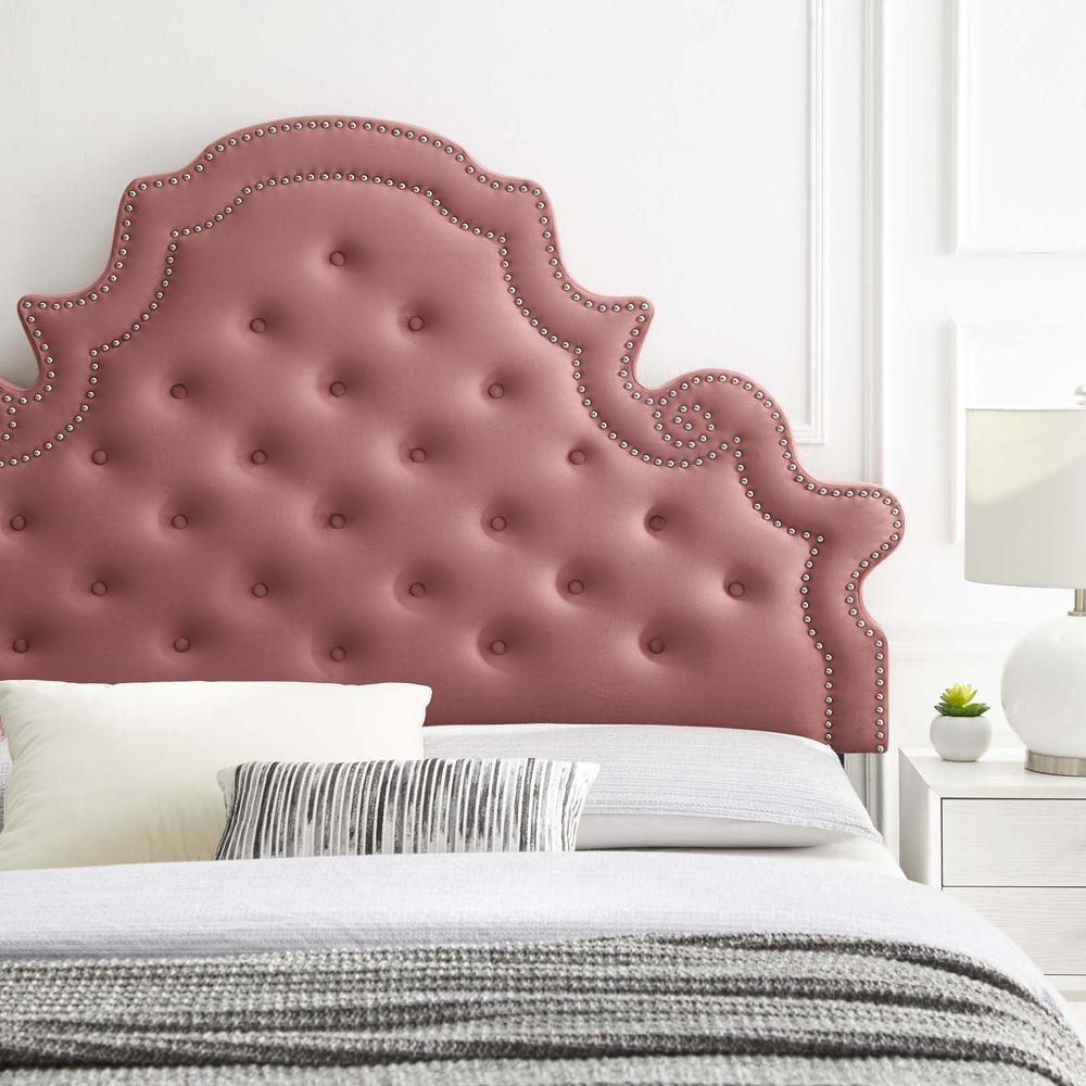 Diana Tufted Performance Velvet Twin Headboard. Picture 8