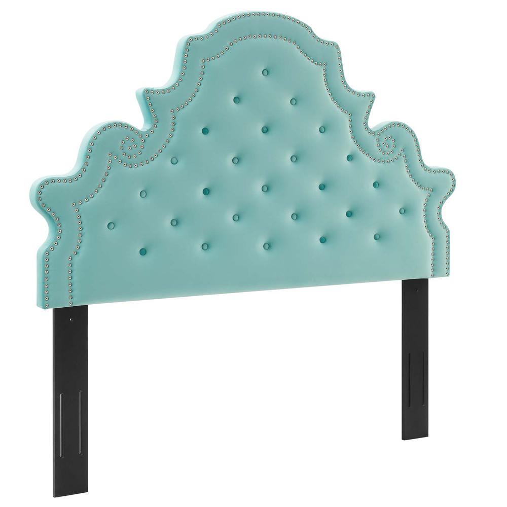 Diana Tufted Performance Velvet Twin Headboard - Mint MOD-6416-MIN. The main picture.