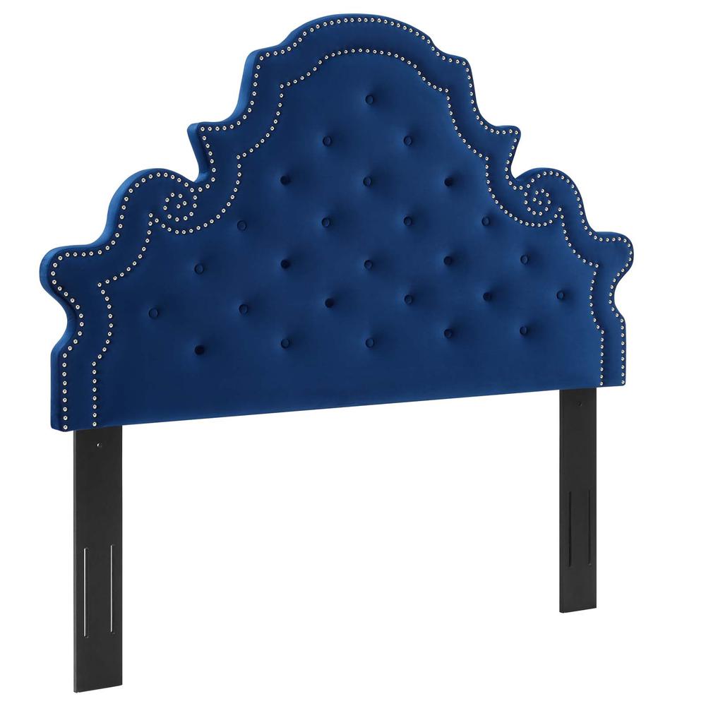 Diana Tufted Performance Velvet Twin Headboard. Picture 1