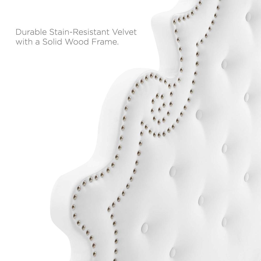 Diana Tufted Performance Velvet Twin Headboard. Picture 5