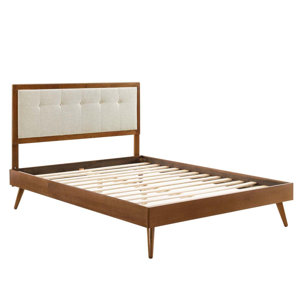 Willow Full Wood Platform Bed With Splayed Legs. Picture 2