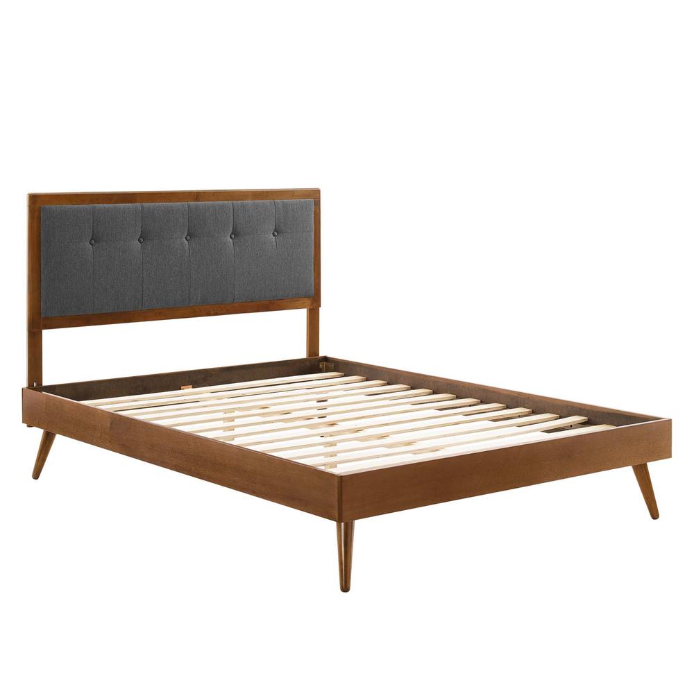 Willow Full Wood Platform Bed With Splayed Legs. Picture 2