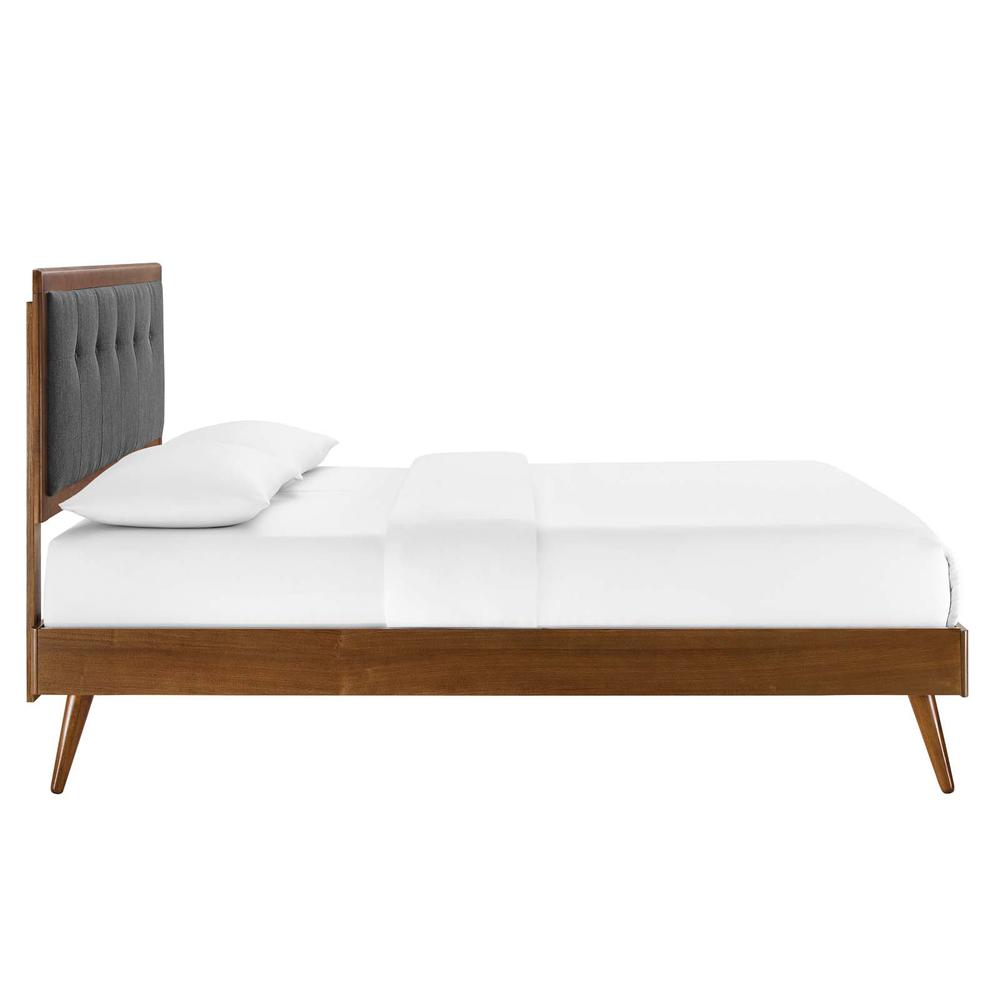 Willow Full Wood Platform Bed With Splayed Legs. Picture 3