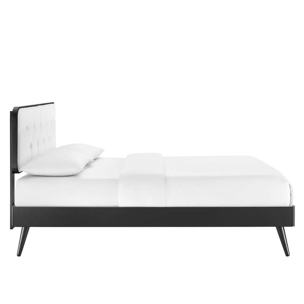 Bridgette Full Wood Platform Bed With Splayed Legs. Picture 3