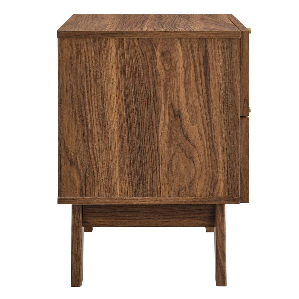 Soma 2-Drawer Nightstand, Walnut. Picture 2