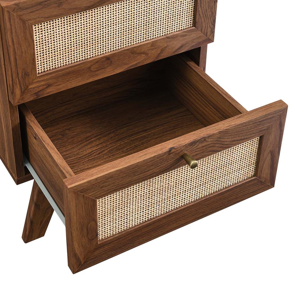 Soma 2-Drawer Nightstand, Walnut. Picture 4