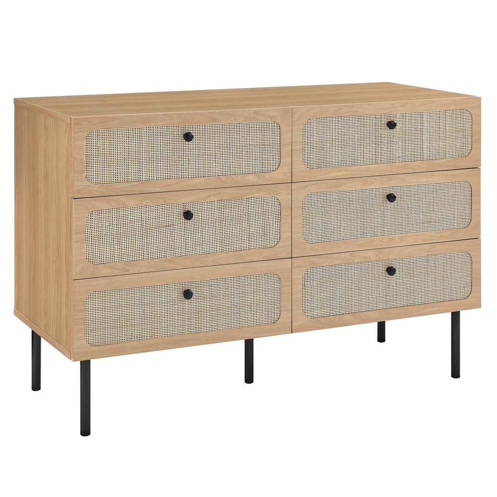 Chaucer 6-Drawer Compact Dresser. Picture 1