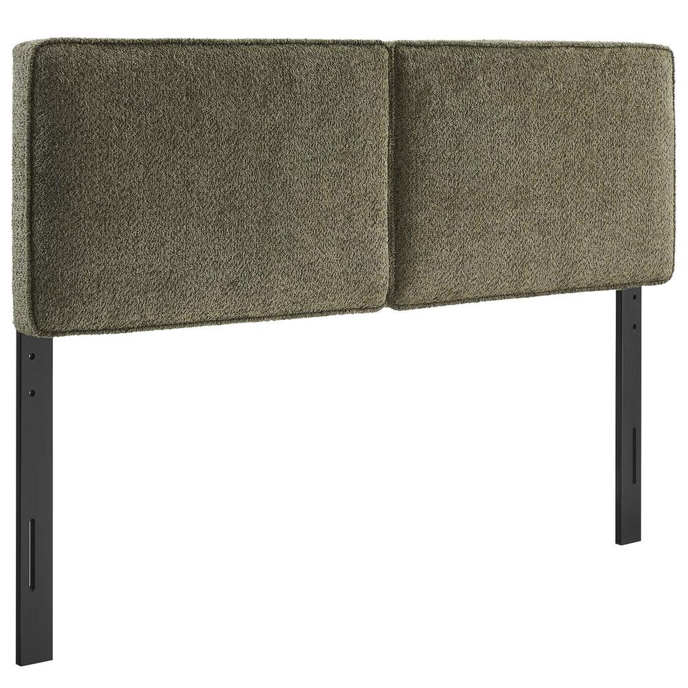 Lindee Boucle Fabric King Headboard. Picture 1