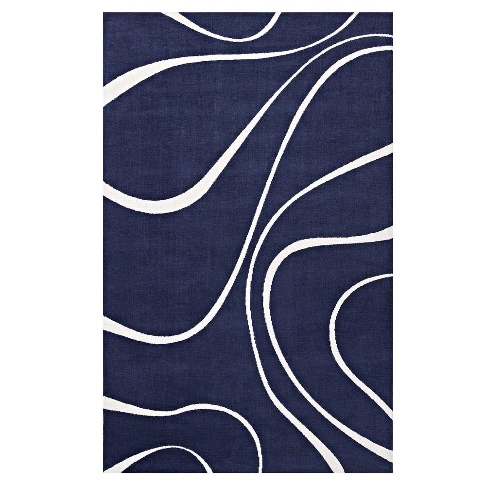 Therese Abstract Swirl 5x8 Area Rug. Picture 1
