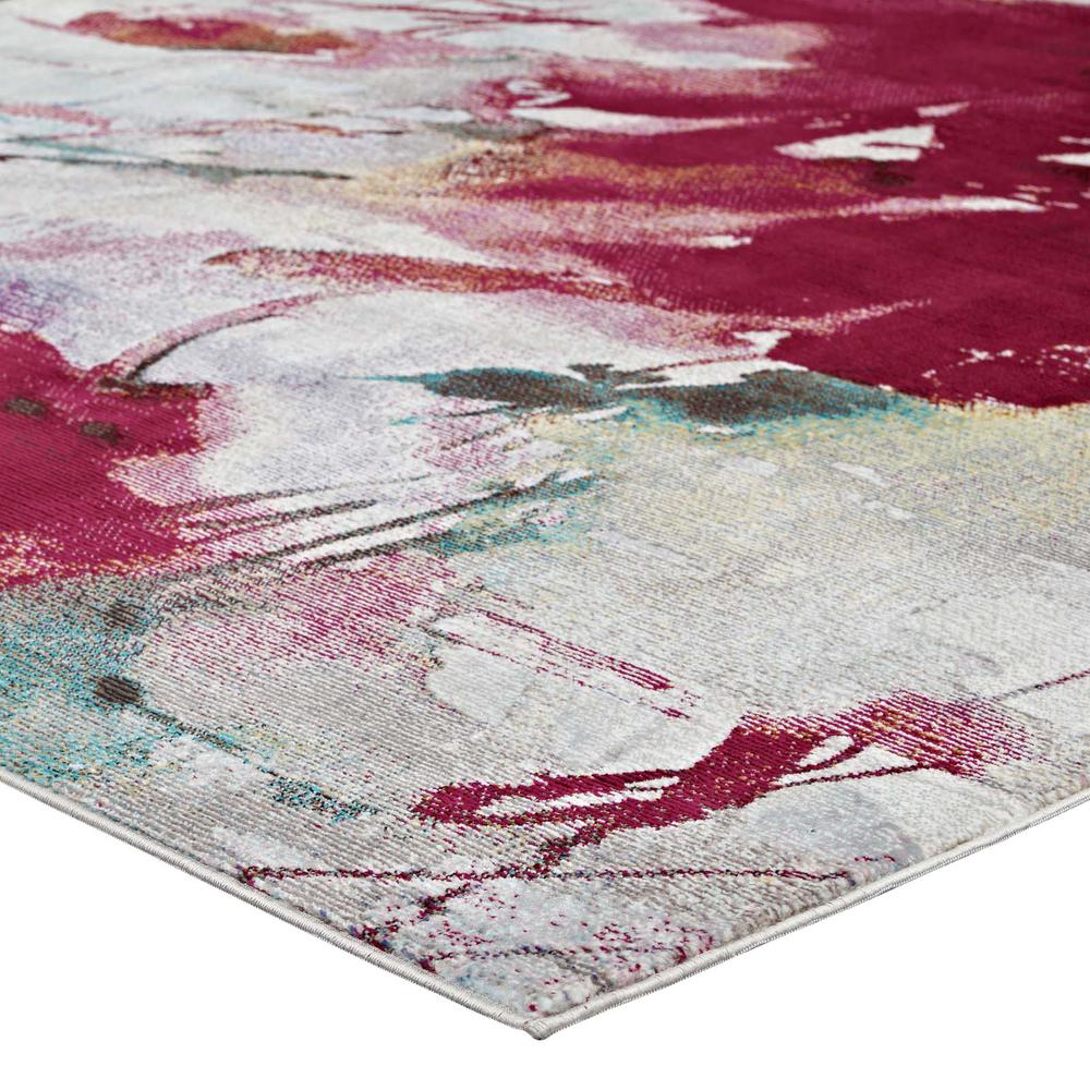Blume Abstract Floral 4x6 Area Rug. Picture 4