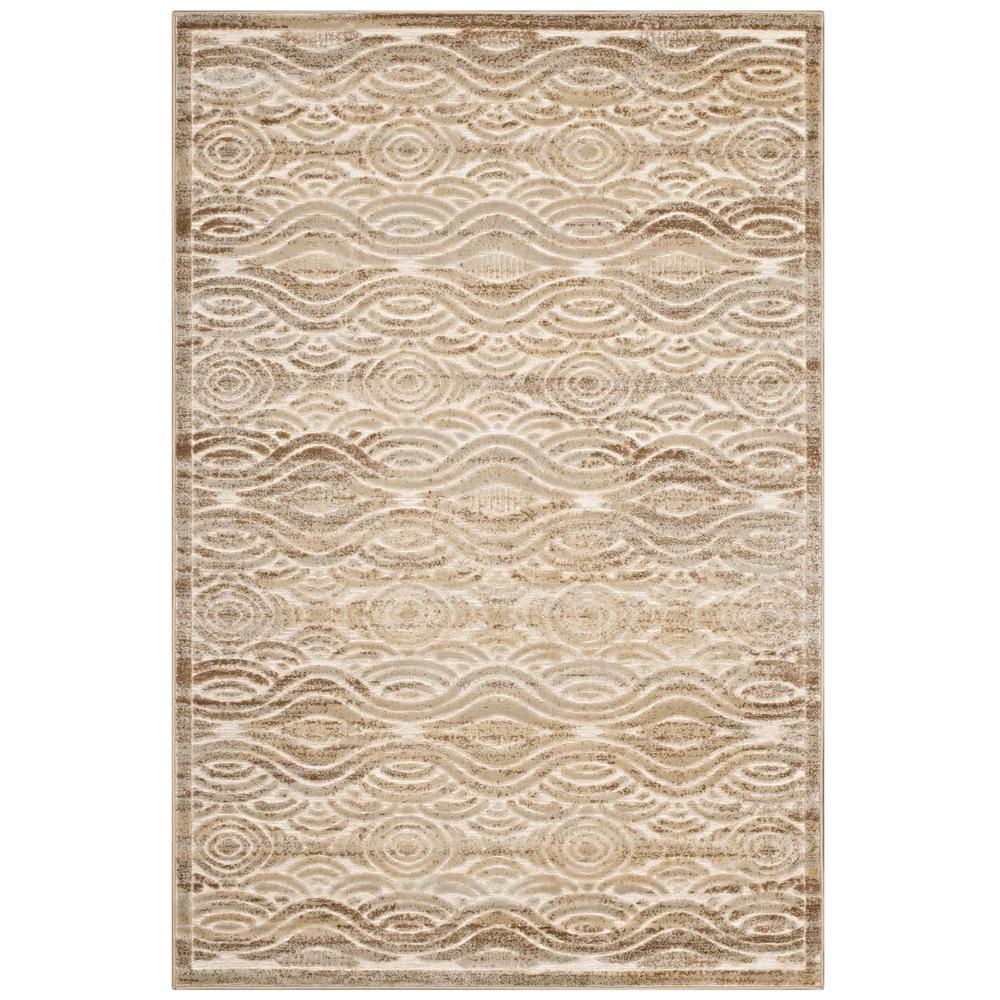 Kennocha Rustic Vintage Abstract Waves 5x8 Area Rug. Picture 1