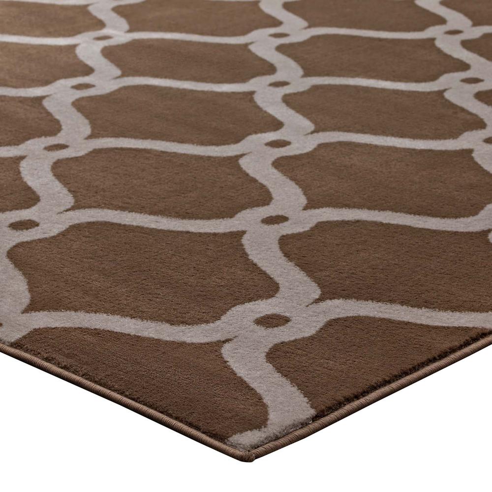 Beltara Chain Link Transitional Trellis 5x8 Area Rug. Picture 3