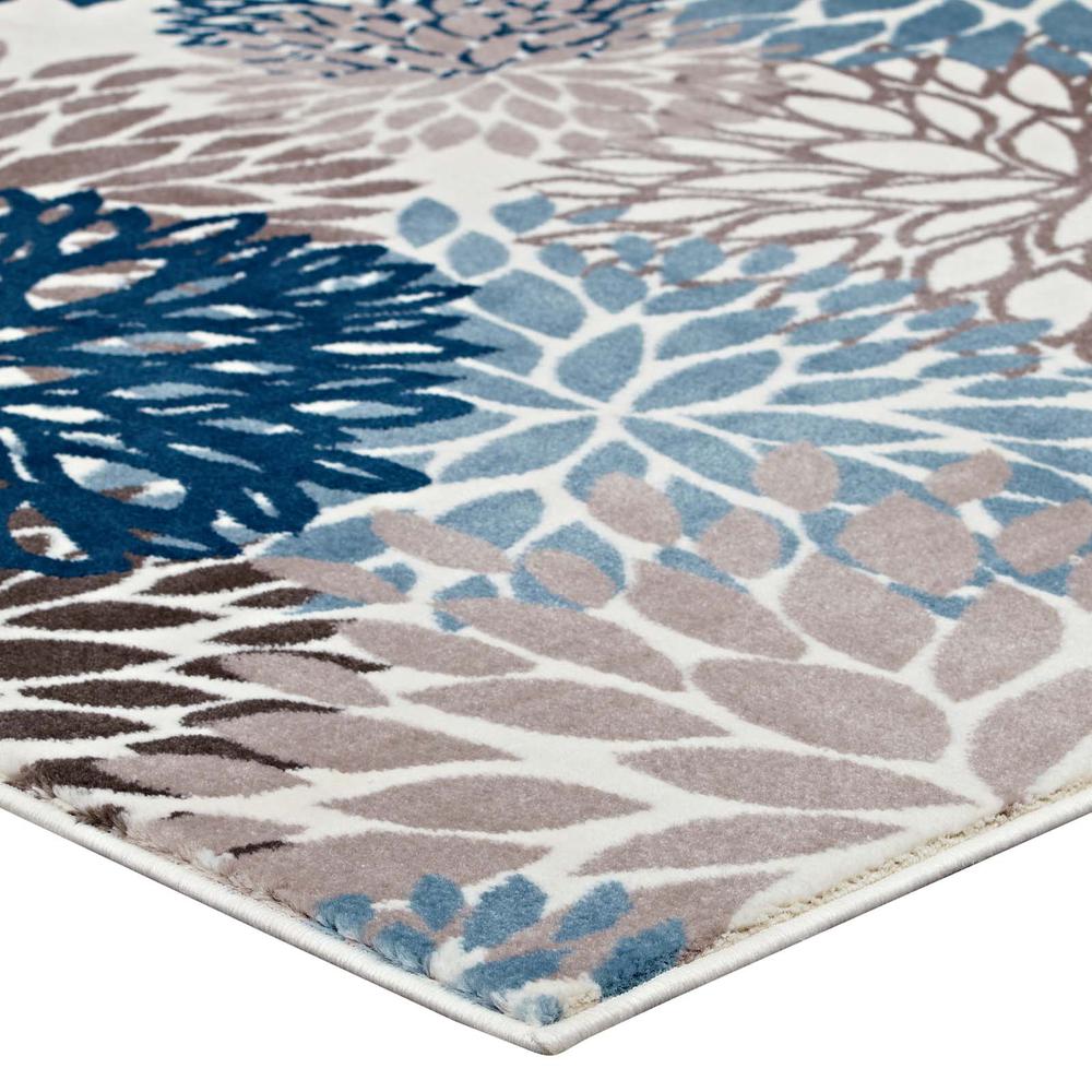 Calithea Vintage Classic Abstract Floral 4x6 Area Rug. Picture 3