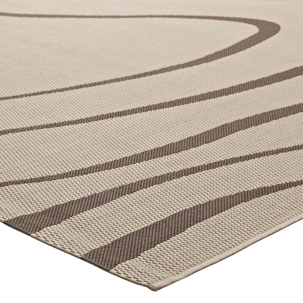 Surge Swirl Abstract 5x8 Indoor and Outdoor Area Rug. Picture 4