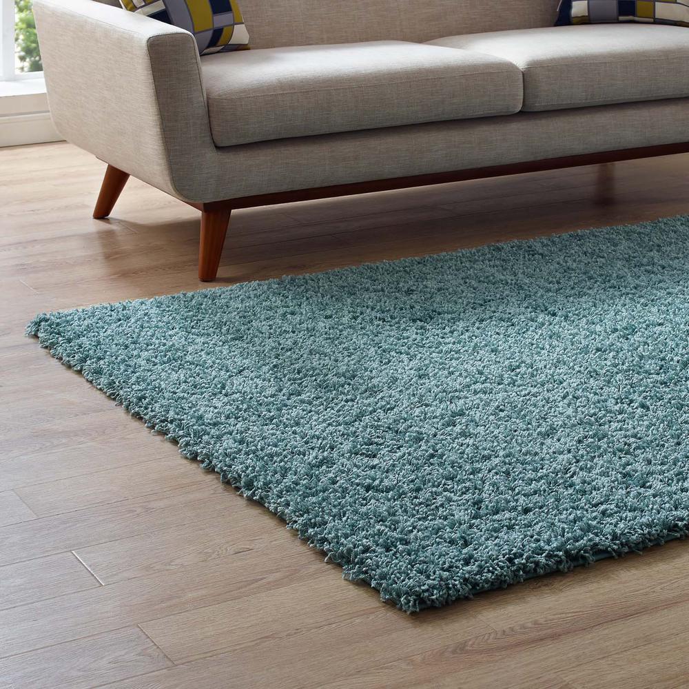 Enyssa Solid 5x8 Shag Area Rug. Picture 6