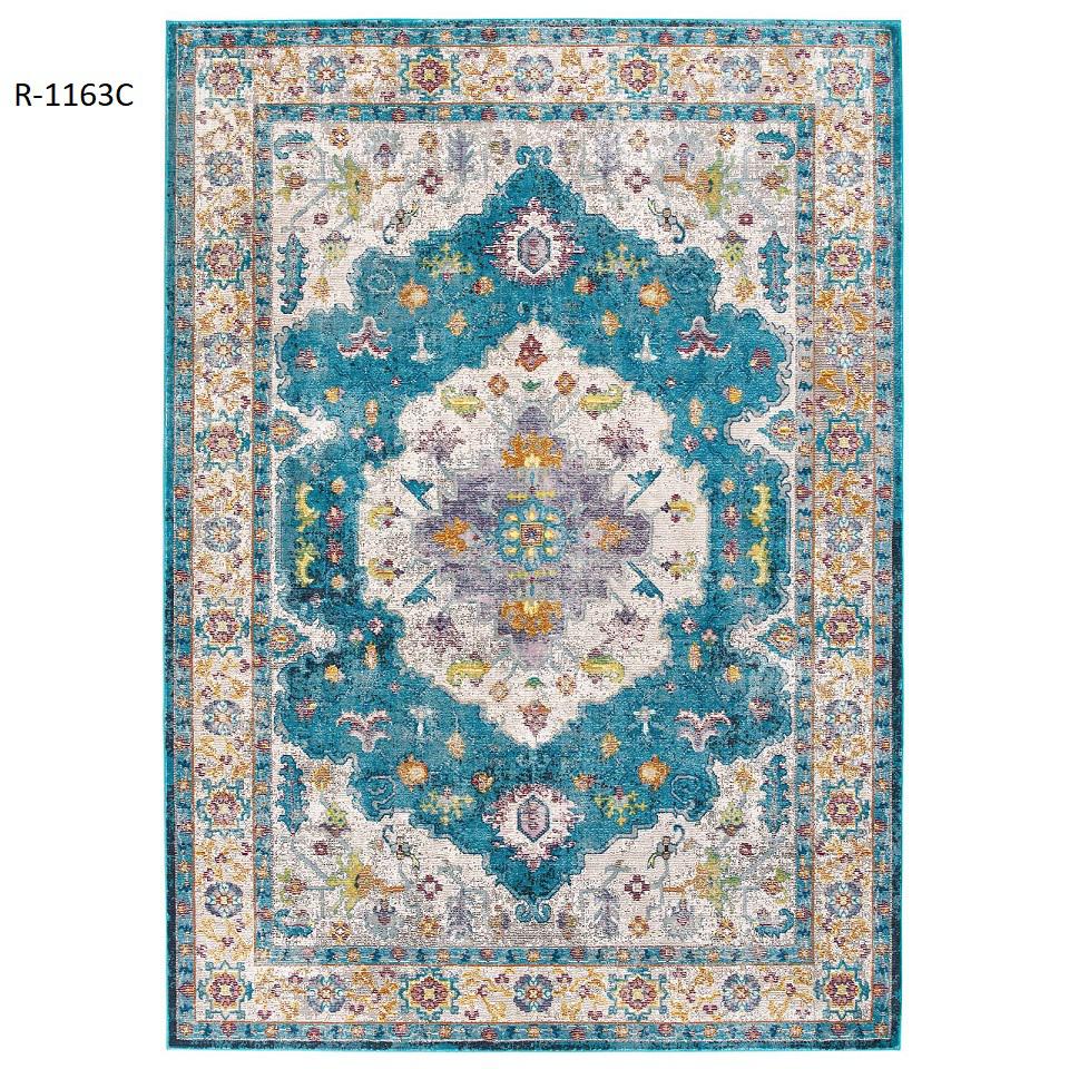 Success Anisah Distressed Floral Persian Medallion 5x8 Area Rug. The main picture.