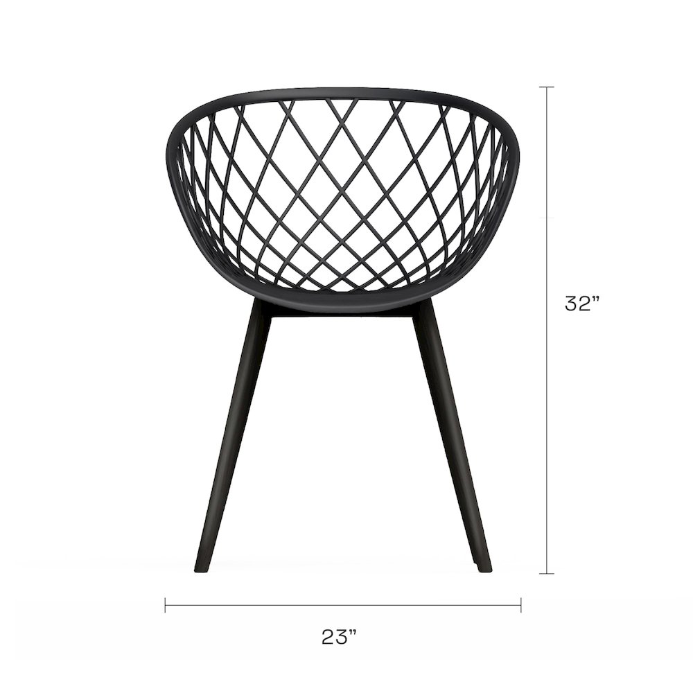 Jamesdar Kurv Chair, Black (Set of 2). Picture 4