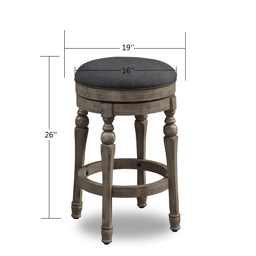 Maxwell Backless Swivel Counter Stool. Picture 5