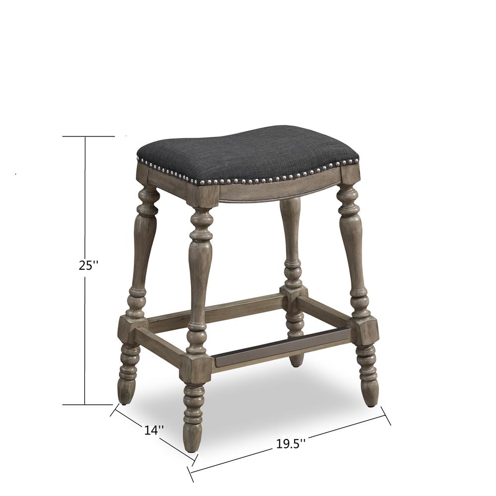 Collins Saddle Seat Counter Stool. Picture 4