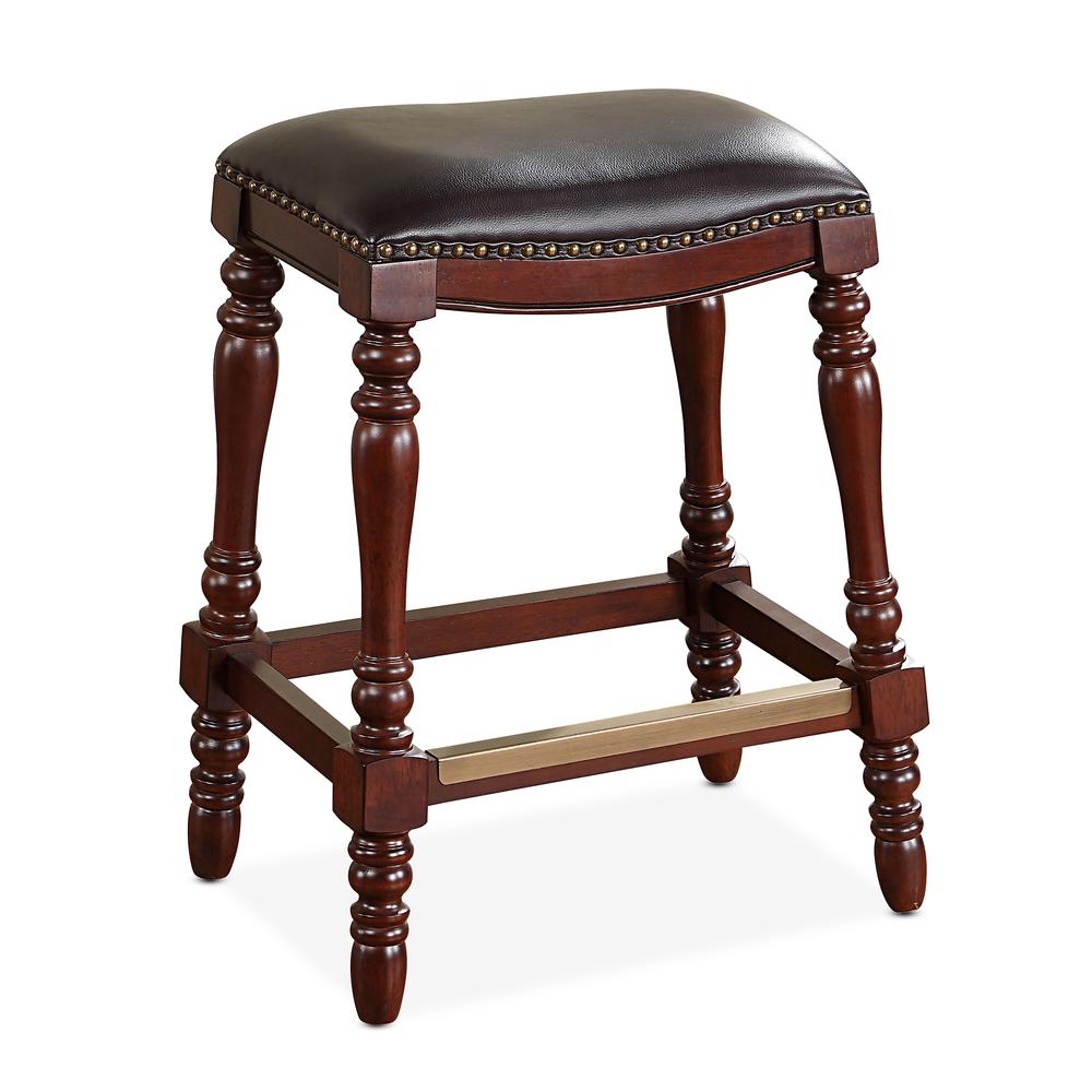 Chester Saddle Seat Counter Stool. Picture 2