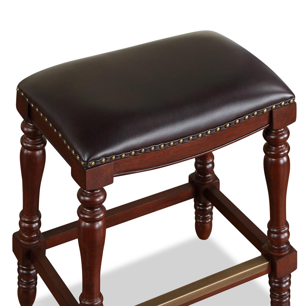 Chester Saddle Seat Counter Stool. Picture 4