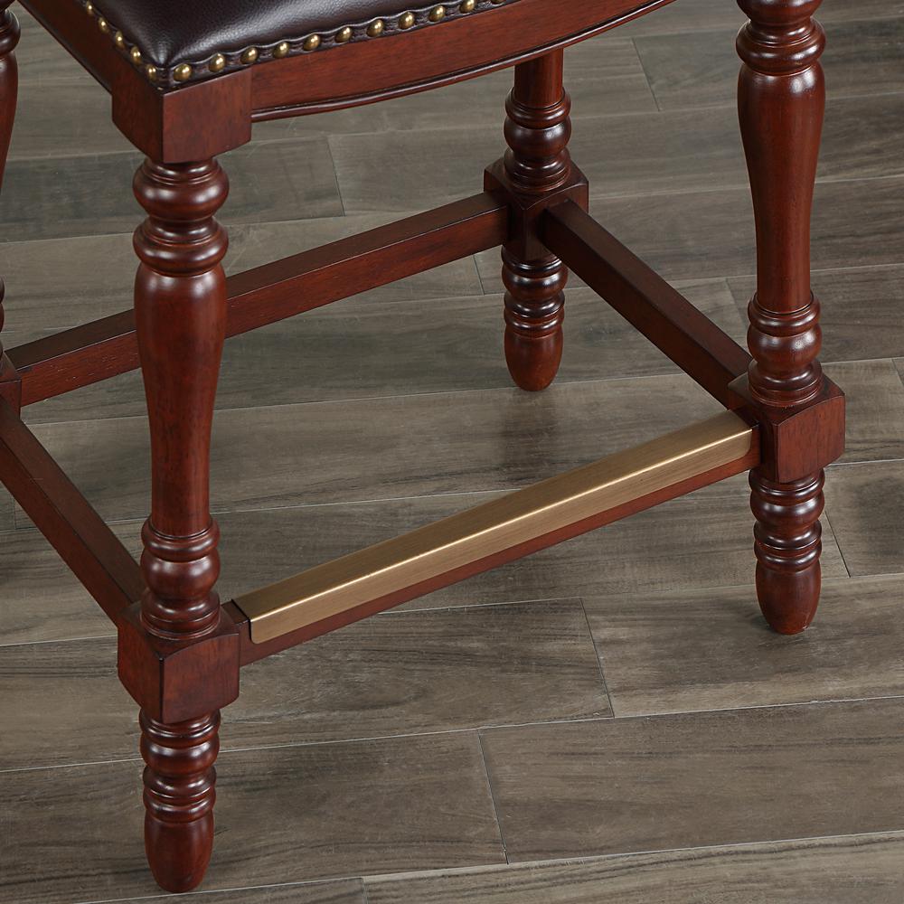 Chester Saddle Seat Counter Stool. Picture 7