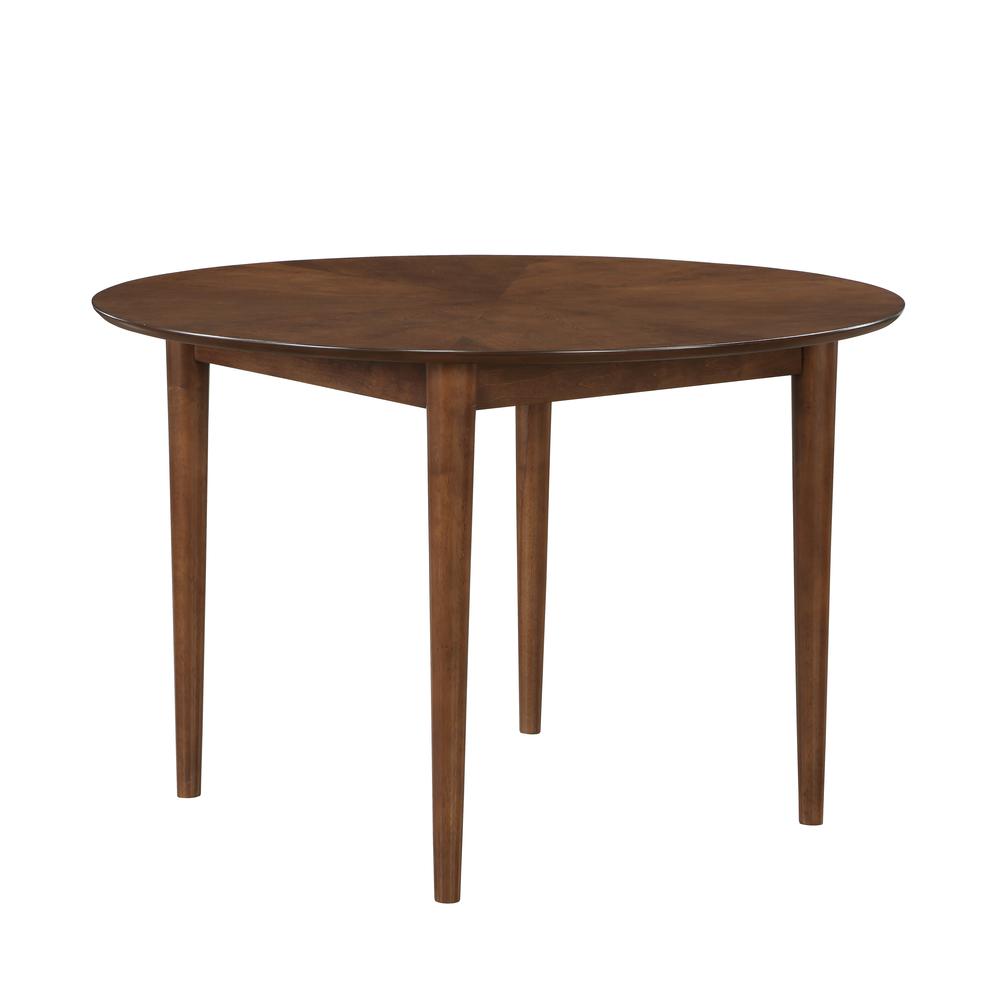 Bonito Walnut Finish Leg Dining Table. Picture 2