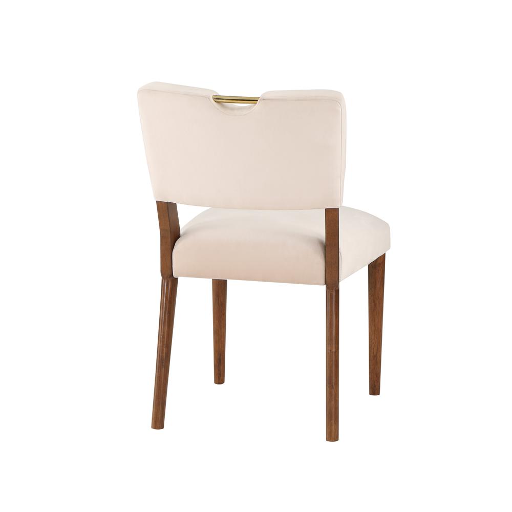 Bonito Sea Oat Velvet Dining Chair - Set of 2. Picture 8