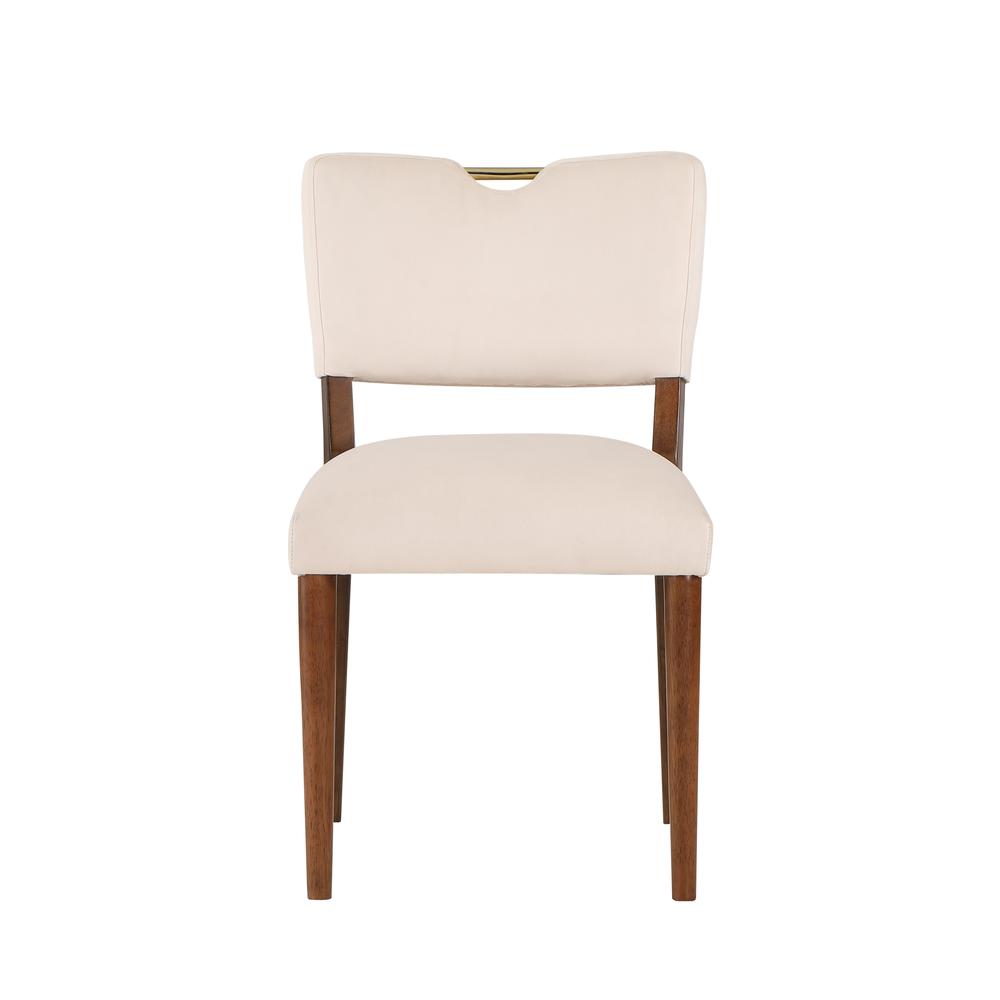 Bonito Sea Oat Velvet Dining Chair - Set of 2. Picture 9