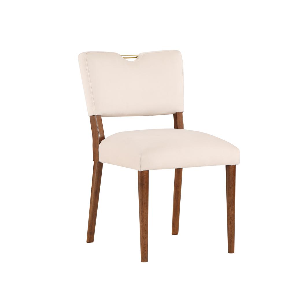 Bonito Sea Oat Velvet Dining Chair - Set of 2. Picture 10