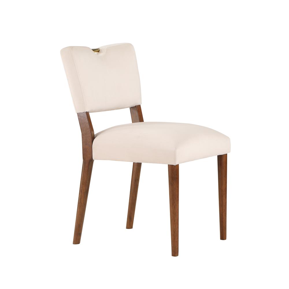 Bonito Sea Oat Velvet Dining Chair - Set of 2. Picture 11