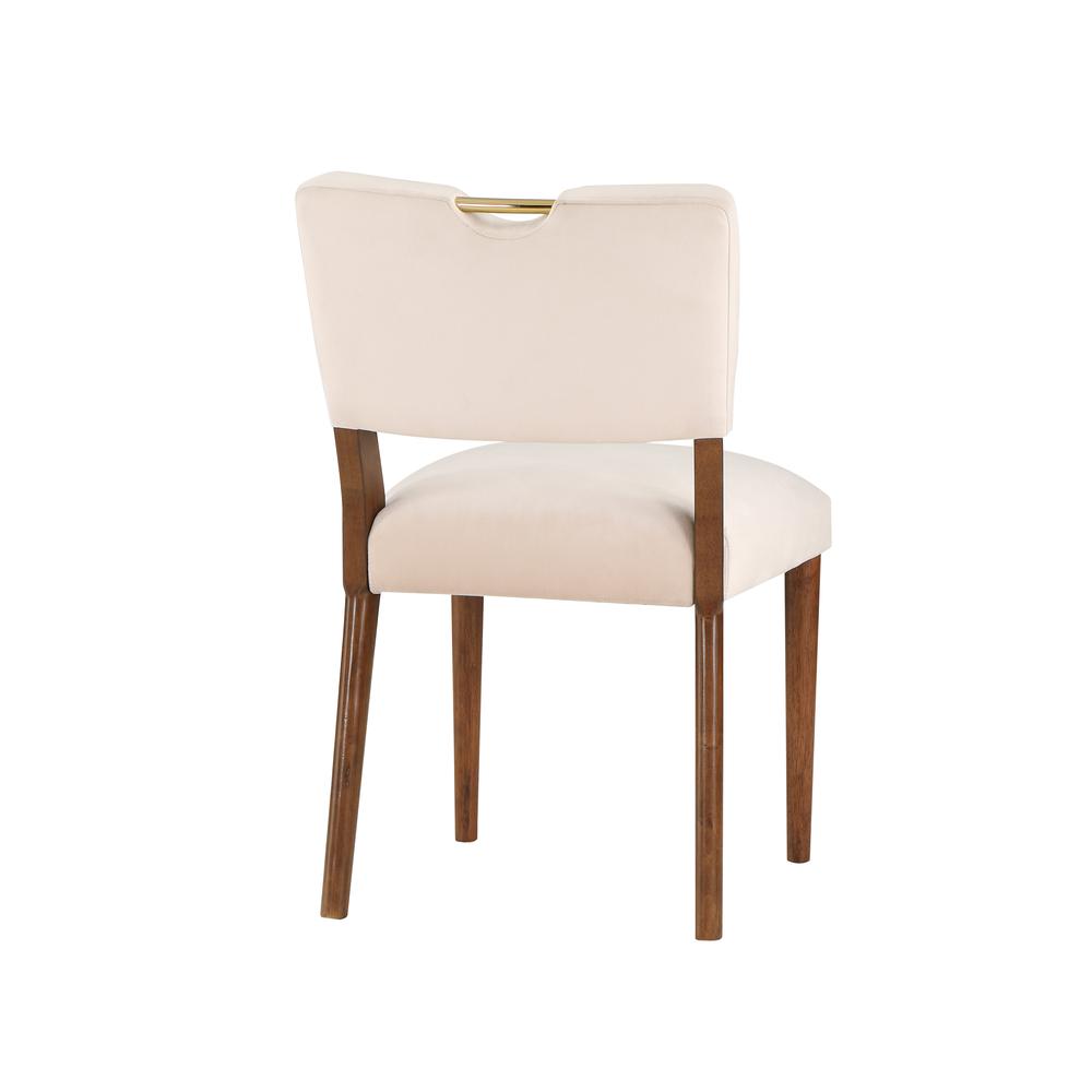 Bonito Sea Oat Velvet Dining Chair - Set of 2. Picture 15