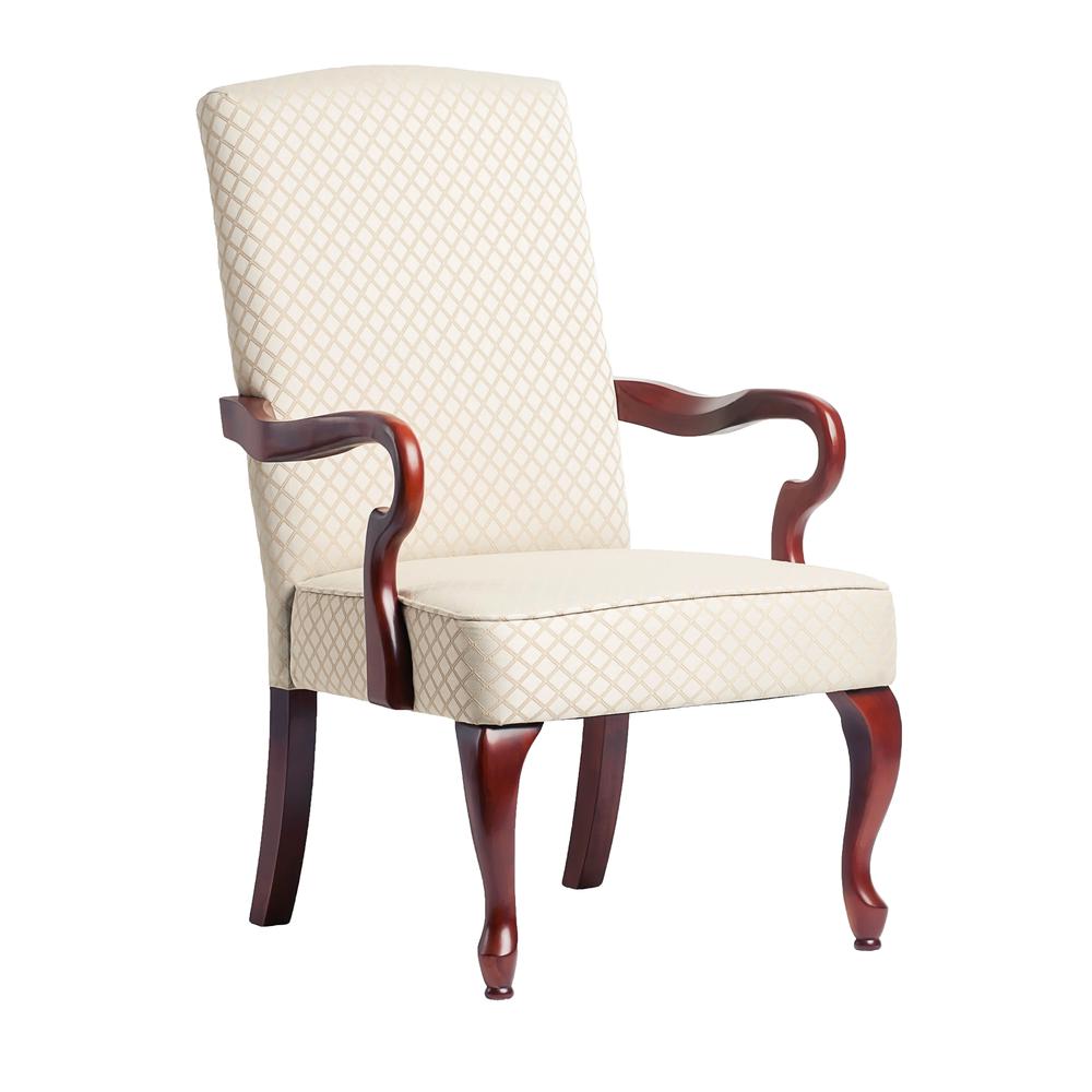 Derby Beige Gooseneck Arm Chair. Picture 1