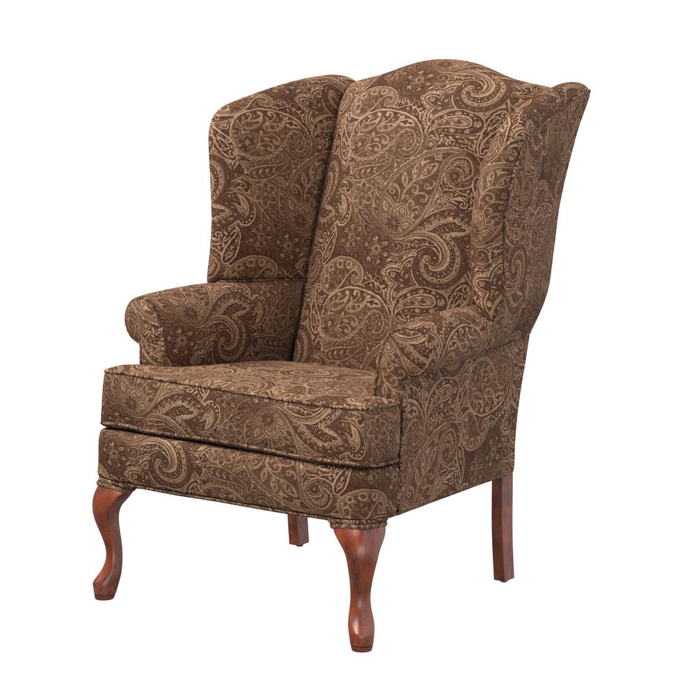 Paisley Coco Wing Back Chair. Picture 1