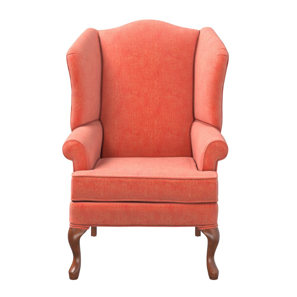 Crawford Coral Wing Back Chair. Picture 3