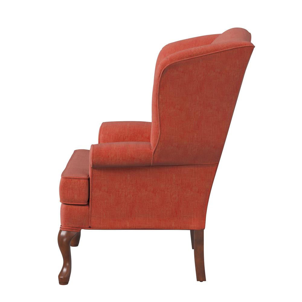 Crawford Coral Wing Back Chair. Picture 2