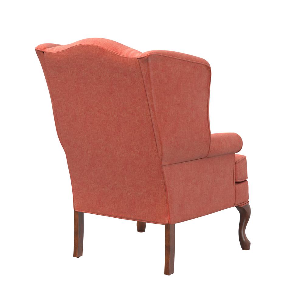 Crawford Coral Wing Back Chair. Picture 4