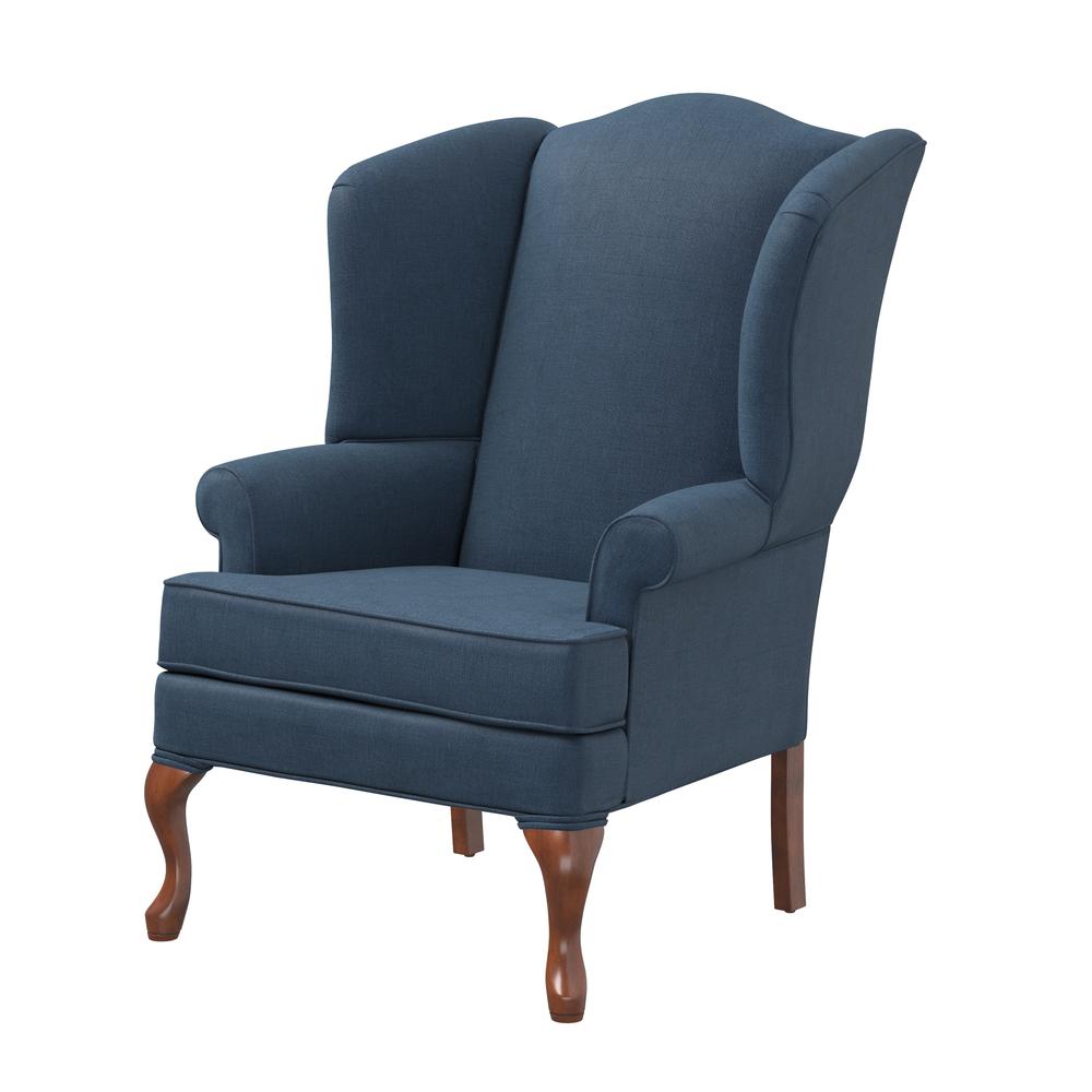 Crawford Sky Wing Back Chair. Picture 1