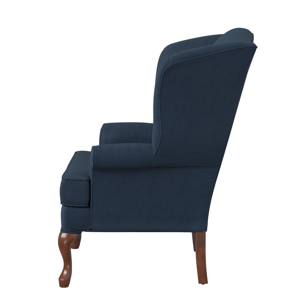 Crawford Sky Wing Back Chair. Picture 3
