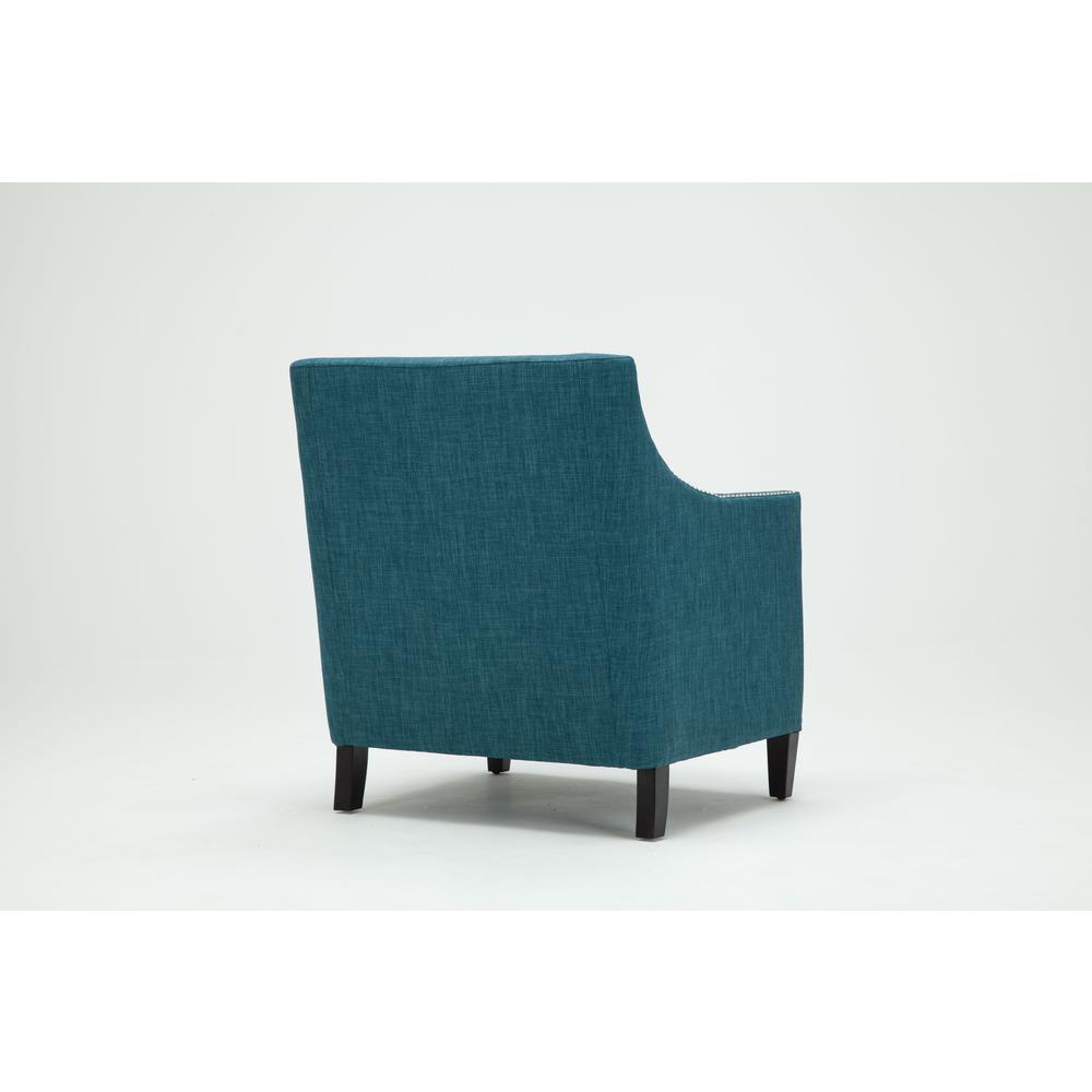 Taslo Teal Accent Chair. Picture 6